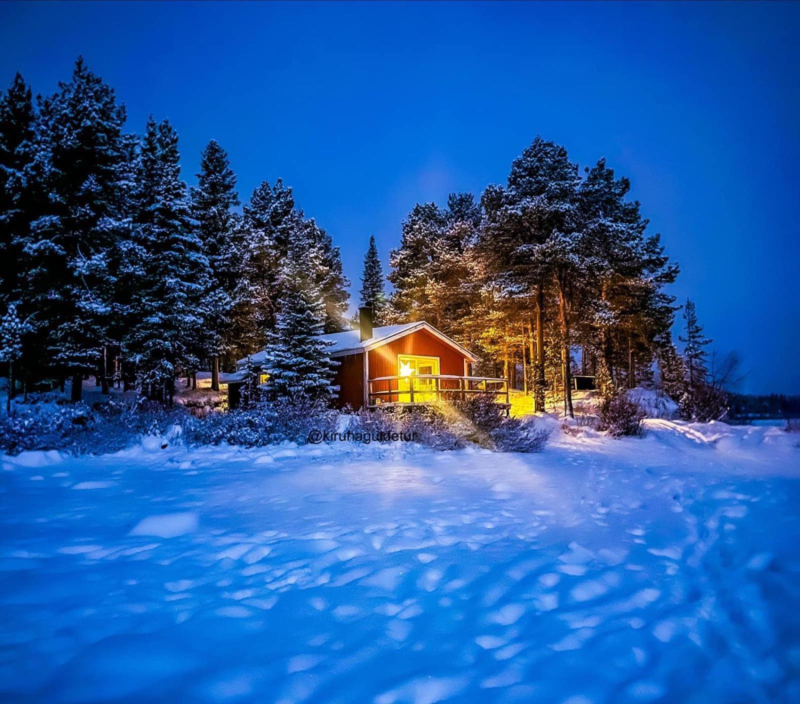 Aurora Camp Kurravaara Villa Bagian luar foto