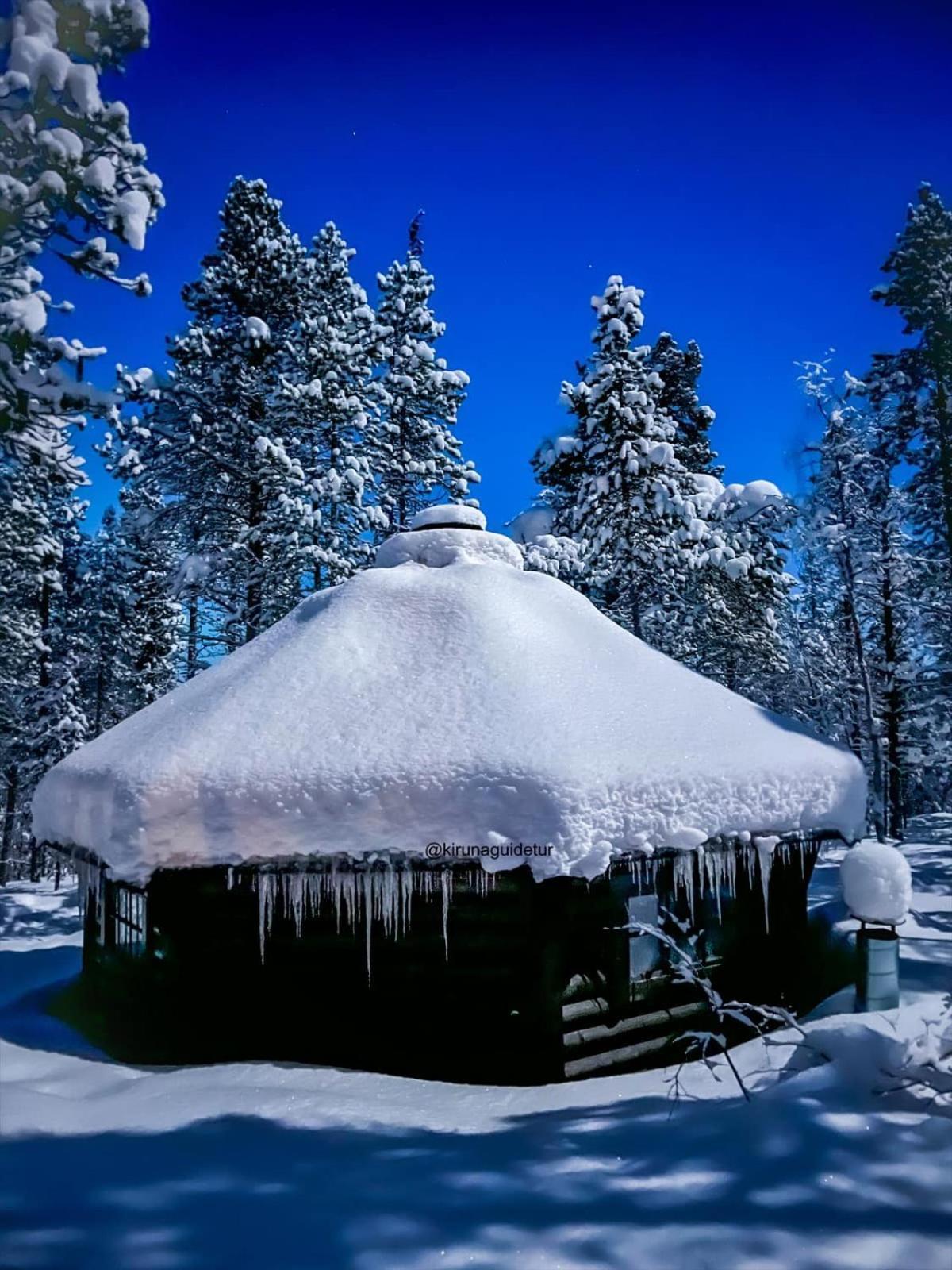 Aurora Camp Kurravaara Villa Bagian luar foto