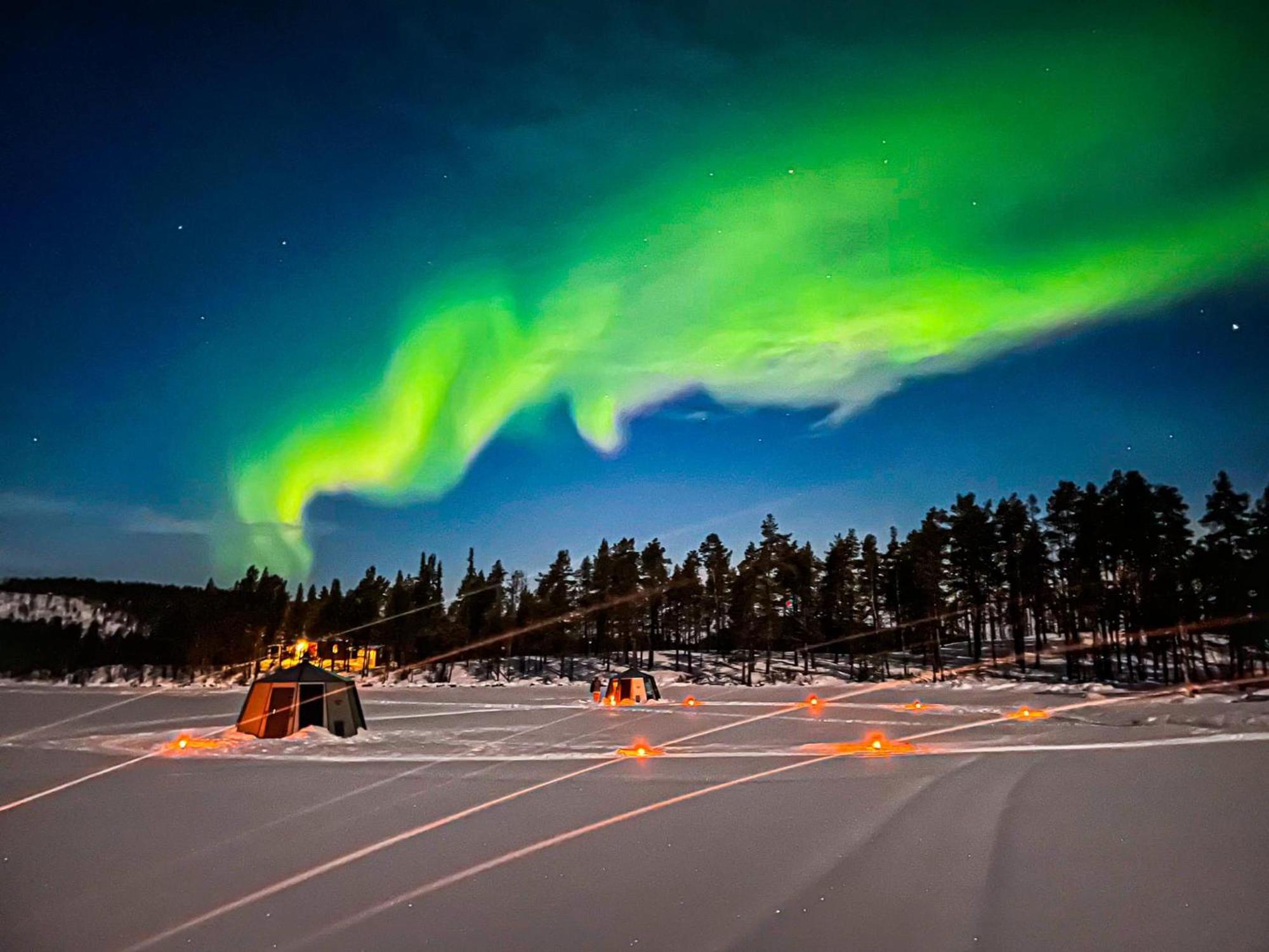 Aurora Camp Kurravaara Villa Bagian luar foto