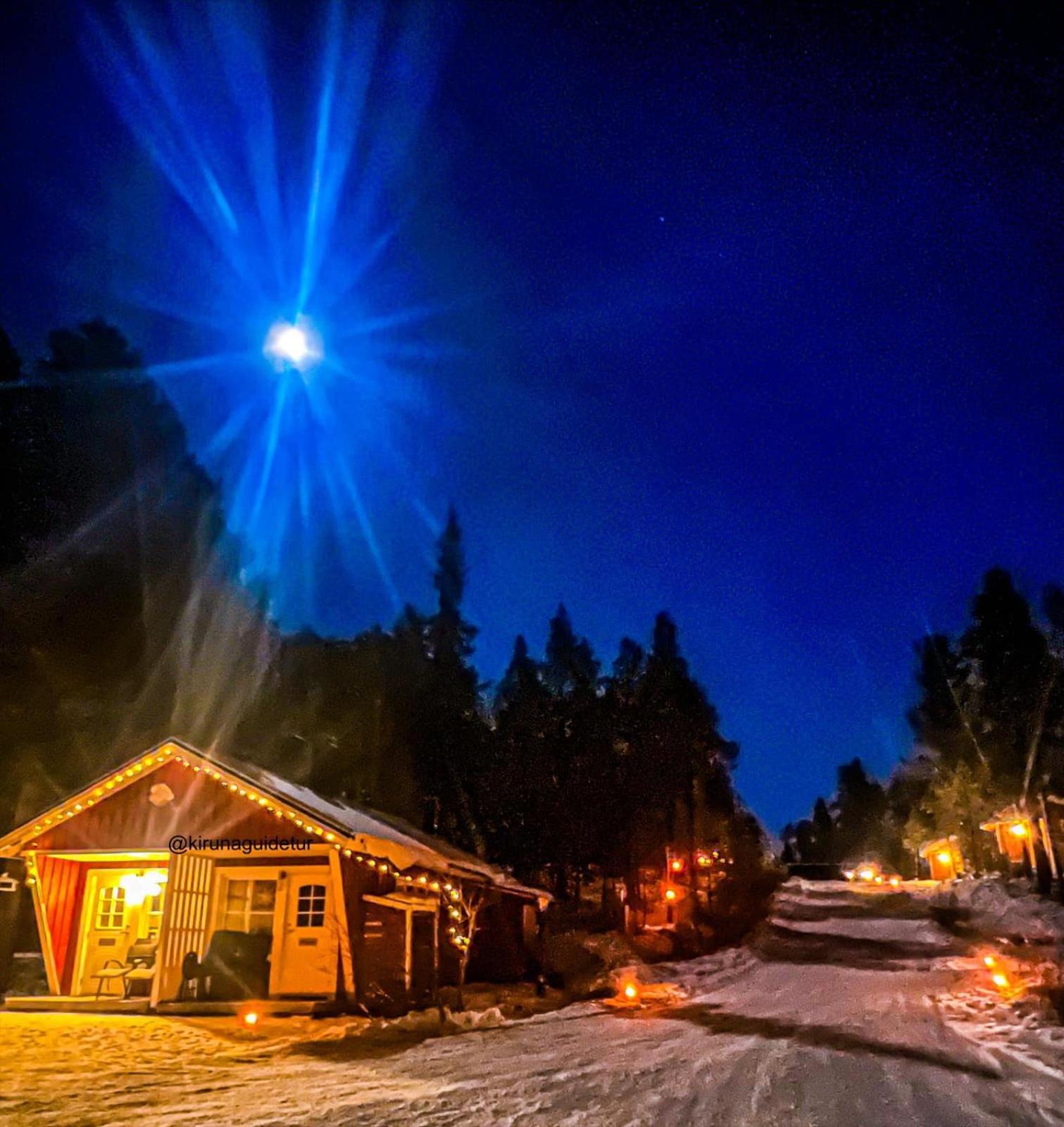 Aurora Camp Kurravaara Villa Bagian luar foto