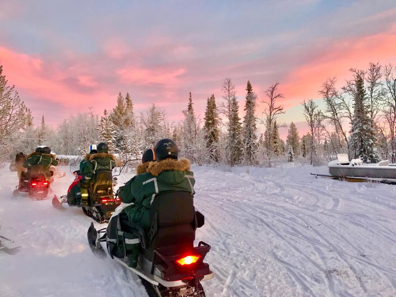 Aurora Camp Kurravaara Villa Bagian luar foto