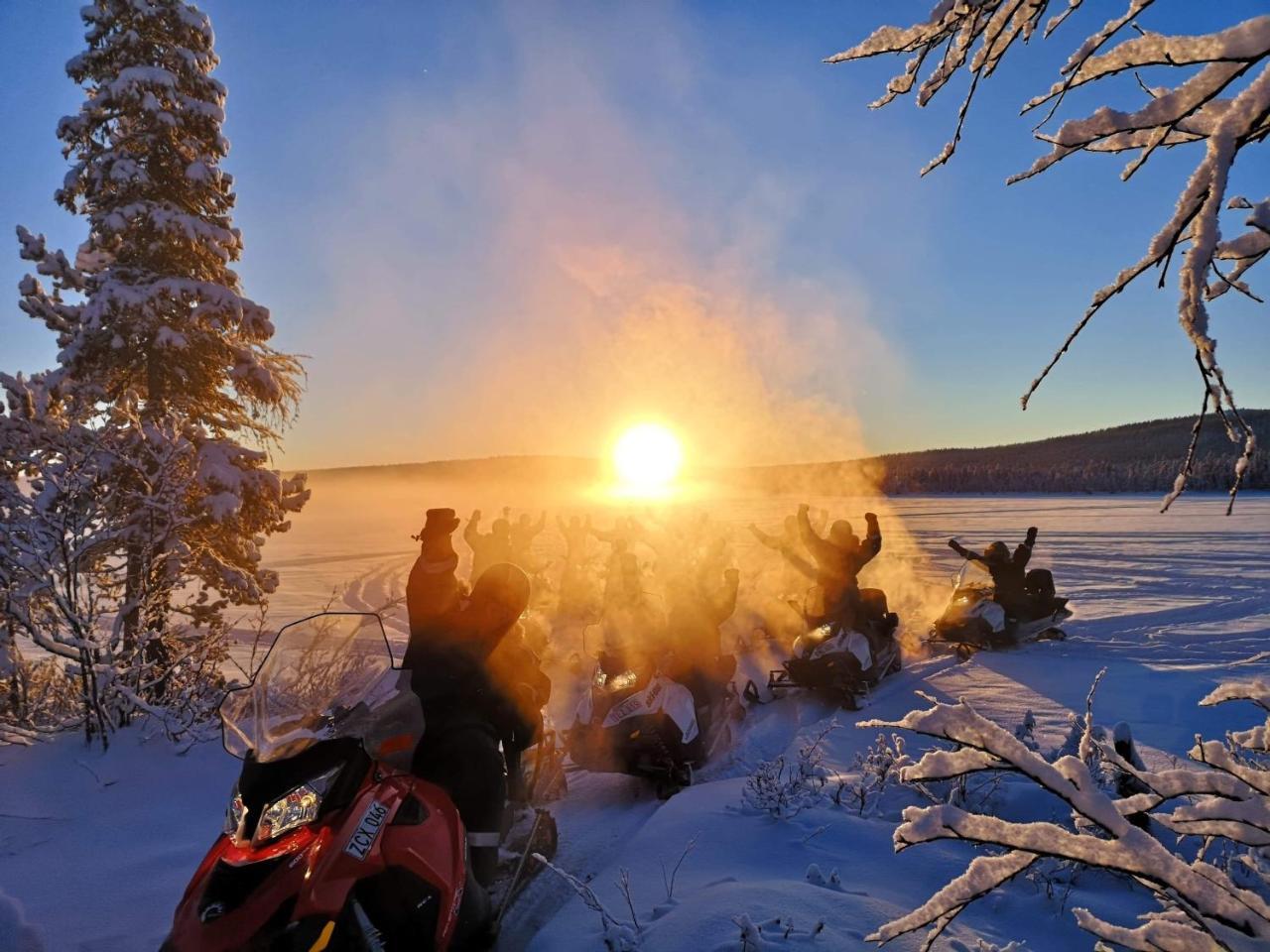 Aurora Camp Kurravaara Villa Bagian luar foto